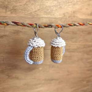 Beer Mug Earrings