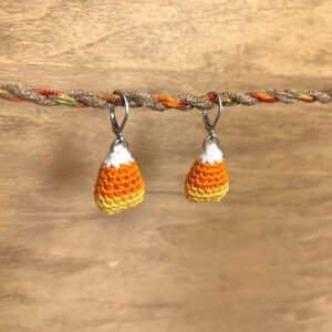Candy Corn Earrings