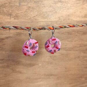 Beaded Donut Earrings