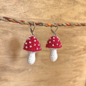Mushroom Dangle Earrings
