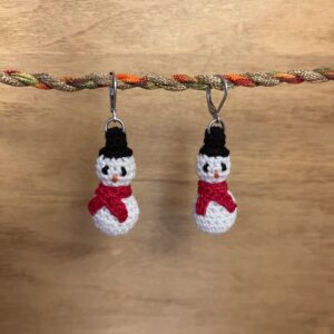 Snowman Earrings
