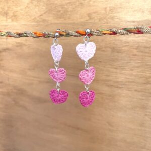 Heart Stack Earrings