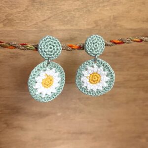 Daisy Circle Earrings