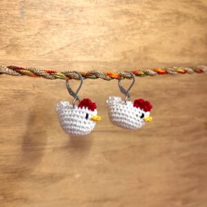 Chicken Earrings