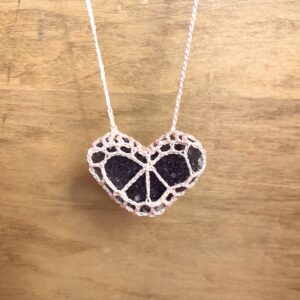 Heart Geode Necklace