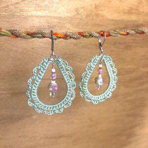 Beaded Teardrop Earrings