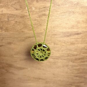 Tiger's Eye Donut Necklace