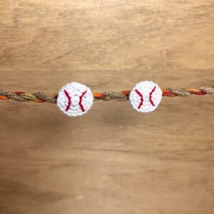 Baseball Stud Earrings