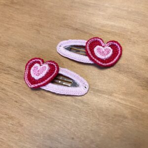 Heart Hair Clips