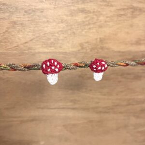 Mushroom Stud Earrings
